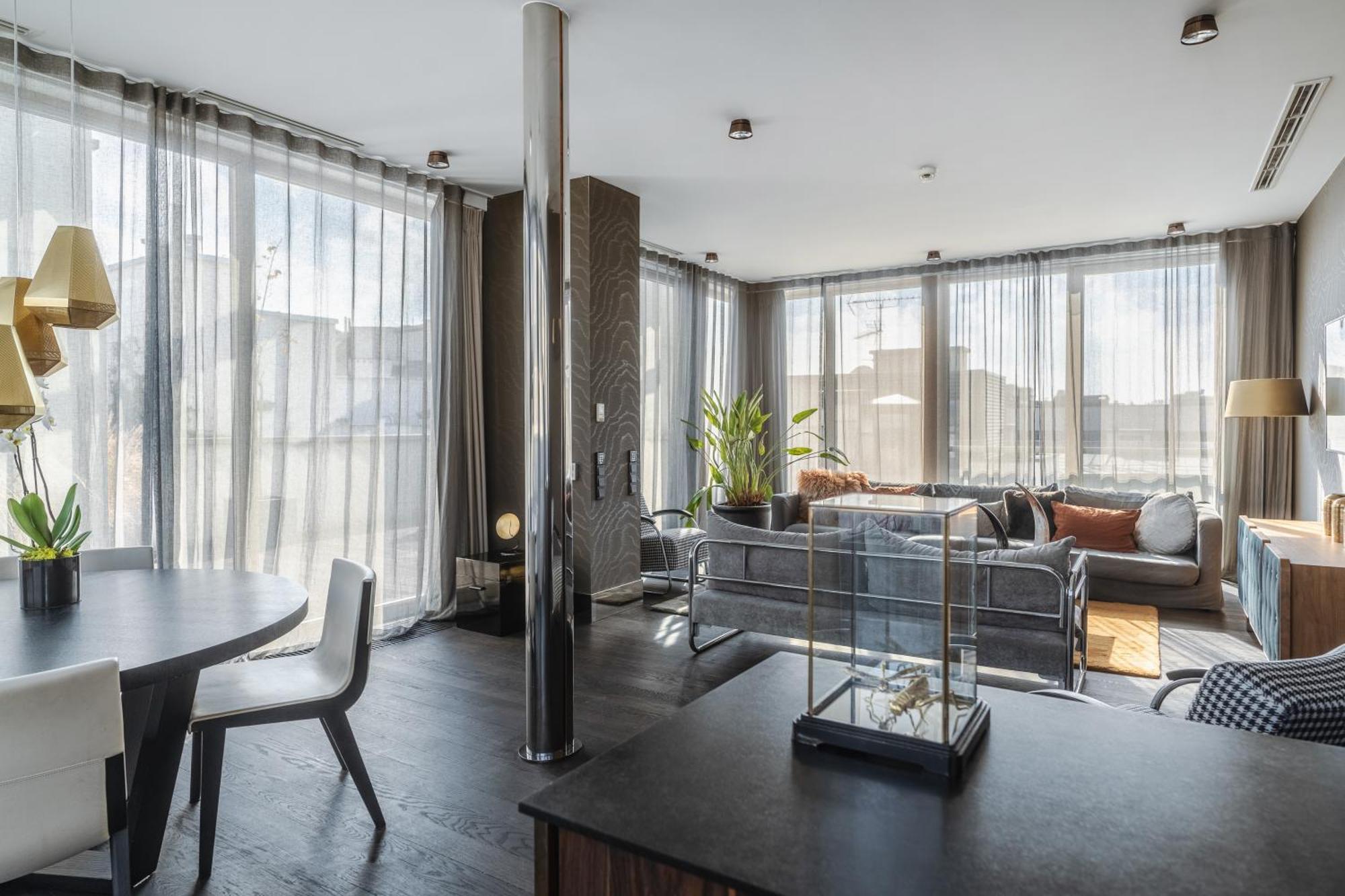 H15 Boutique Hotel, Warsaw, A Member Of Design Hotels Exteriér fotografie Interior of a penthouse apartment